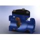Large Ductile Iron Swing Check Valve With Viton Seat Zinc Plated Door