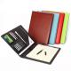 Business Conference Document Notebook Folio Embossed A4 PU Material
