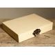 Handmade Unfinished Pine Wood Gift Box With Custom Logo Plain Wooden Empty Box