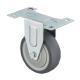 3 Inch Light Duty TPR Wheel Furniture Caster With PP Core Chrome Plated