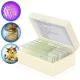 Hot Sale 25pcs Glass Human Prepared Histology Microscope Slides wooden set for Lab Research
