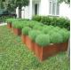 custom agricultural gardening standing square metal planter hot selling products
