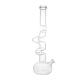 Curved Tube 18F Joint Smoking Glass Bong Round Bottle 19 Inches