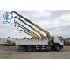 HOWO Truck Mounted Crane 4 x 2 With Air Brake XCMG Crane SQ6.3SK2Q 6000KG