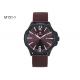 BARIHO Men's Quartz Watch Leather Band Timepiece Water Proof M131