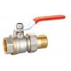 Lever Operation Reduced Bore Screw-thread Connection Brass Ball Valve