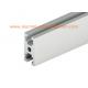 White Silver Aluminium Door Frame Extrusions Profile 6M Length Customized Shape