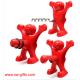 New Kitchen Bar Red Fun Happy Man Wine Beer Soda Bottle Novelty Opener Stopper