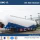 tri-axle 84 tons cement bulk trailer without motor