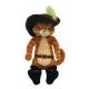 Cute Safety Puss in Boots Stuffed Animals Soft Small Plush Toys