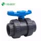 Newest Plastic Blue Handle EPDM Rubber PVC Ball PVC Handle True Union Ball Valve