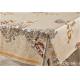 Wedding Polyester Fabric Tablecloth Velvet Embossing PVC 1.37m Width Anti Slip