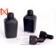 25ml Square Essential Oil Dropper Bottles Container Matte Black With Dropper