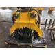 Durable Hydraulic Plate Compactor For Excavator Yellow Color