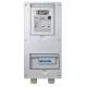 Single Position Three Phase Electricity Meter Box IP54 With Hinges , Lock And Key