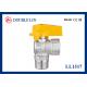 Aluminium Handle Male x Female Brass Gas Ball Valve