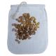 12×14 Inch Cotton Hemp Nut Milk Bags , Coffee Strainer Bag LFGB Approval