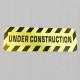 Photoluminescent Under Construction Signage Non-Toxic And Non-Flammable