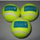 Inflatable rubber tennis ball