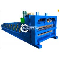 Glazed Metal Tile GI Roofing Sheet Roll Forming Machine 20m/Min