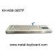 70 Keys Rugged Metal Stainless Steel Keyboard With Stand Alone Design For