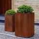 1.6mm Or Customized Rust Proof Corten Planter Box For Indoor / Outdoor Planting