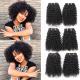 Jerry Curly Virgin Human Hair Bundles 3 bundles Deal Brazilian Hair Weaves Natural Color Free Shipping