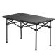 Outdoor Carbon Steel Small Aluminium Table Camping Black Compact Roll Up Aluminium Camping Table
