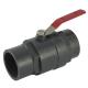 Glue Connection 1/2-4 Inch PVC Plastic Two Pieces Ball Valve with Normal Temperature
