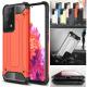 Rugged Double Layer Armor Hybrid Case For  Galaxy S21 Ultra S21+ 5G
