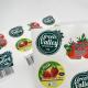 Custom Die Cut Vinyl Stickers For Printing Fruit Packaging Self Adhesive