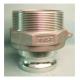 Aluminum camlock coupling for fluid control Type reducing F MIL-A-A-59326