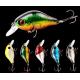 5 Colors 6CM/7.8g 3D Eyes Plastic Hard Bait Casting Trolling 0.50m-1.5m Floating Crank Fishing Lure