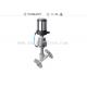 2 PN10 Flange SS316L PTFE Seal Angle Seat Valves/sanitary Steam valves