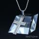 Fashion Top Trendy Stainless Steel Cross Necklace Pendant LPC02