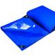 Coated PE Tarp Waterproof Light Weight Roof Cover Blue Polyethylene Tarpaulin Sheet PE