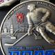 Russian curling sports event winner medal, gold silver bronze curling sports medal custom