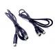 Female To Male 8 Pin / 9 Pin Backup Camera Cable With S Video Connector