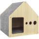 Simple Eco Friendly Wooden Dog House Indoor Wooden Cat Kennel OEM