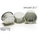 Disc Plated Aluminium Bottle Caps for Skin Care PET / PE / PP / Glass Bottles