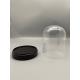 Transparent Plastic Dome Bell Jar , Plastic Dome Cover For Display