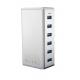 10A 6 Port Multi USB Travel Charger Desktop Charging Station With CE Certified