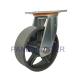 6 Inch Heavy Duty Casters 400Kg High Temperature Resistant Cast Iron Swivel Casters