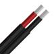 Heatproof 2x10mm2 Solar Panel Wire , Antiwear DC Cable For Solar PV