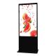 Android/Windows Floor Standing Digital Signage 16.7M Display Colors With Audio Outputs