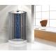Simple Structure Curved Shower Stall Aluminum Paint With Shower Holder
