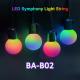 Multicolor RGB Holiday Symphony Lights PC Shell IP65 For Outdoor Party