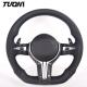 Sports Perforated Smooth Leather Steering Wheel OEM ODM For BMW