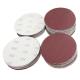 6inch Red Aluminum Oxide Abrasive Disc for Orbital Sander 40-400 Grit Hook and Loop for Wood Metal Polish OBM Supported