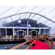 Ceremony / Celebration Party Arch Curved Tent Luxury Aluminum Alloy With Eave